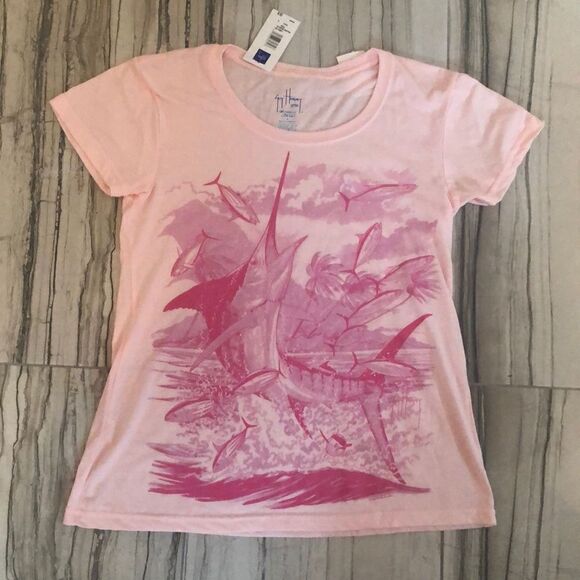 Guy harvey t shirt island marlin dri release - Picture 1 of 7